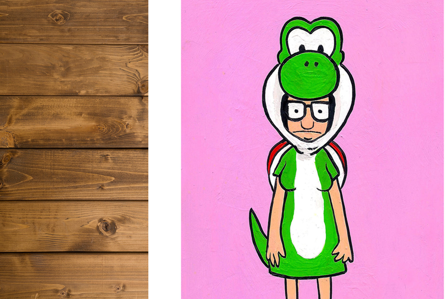 Bobs Burger Fan Art Painting