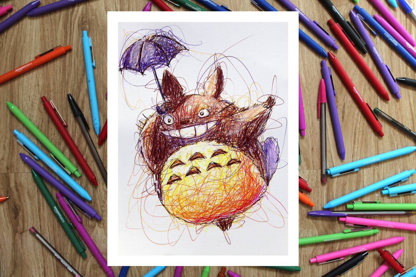 My Neighbor Totoro Ballpoint Pen Print