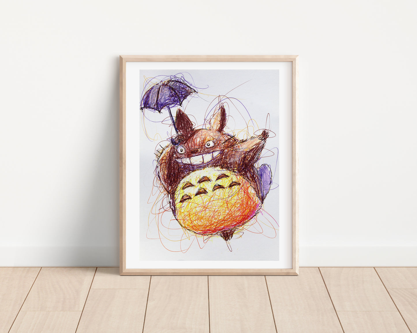 My Neighbor Totoro Ballpoint Pen Print