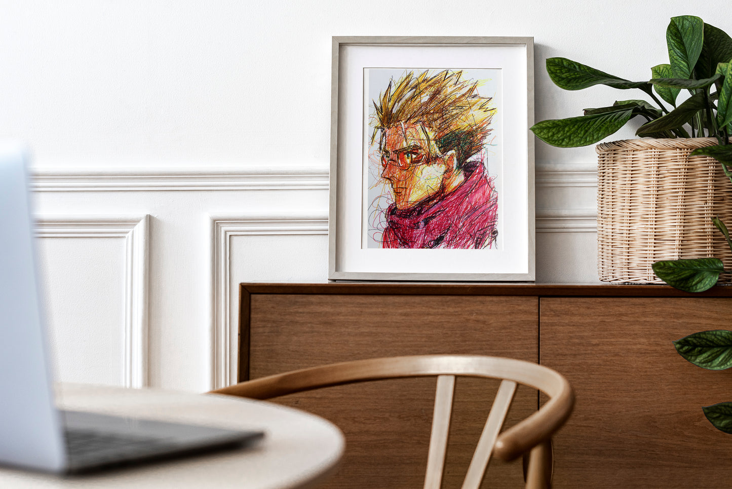 Vash the Stampede Ballpoint Pen Print