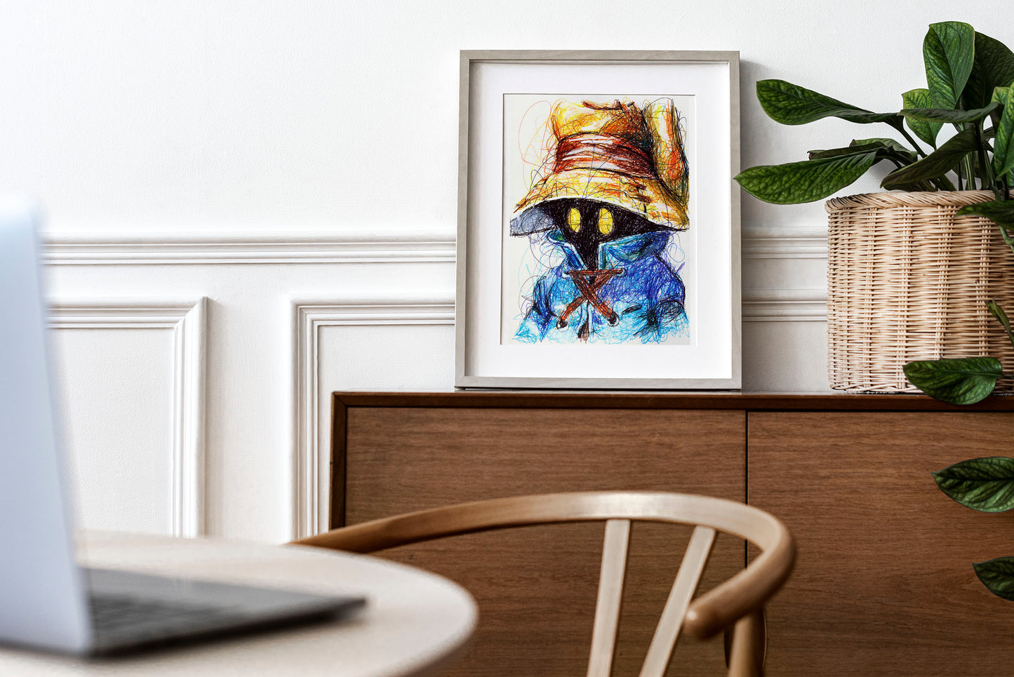 Vivi Ornitier Ballpoint Pen Art Print