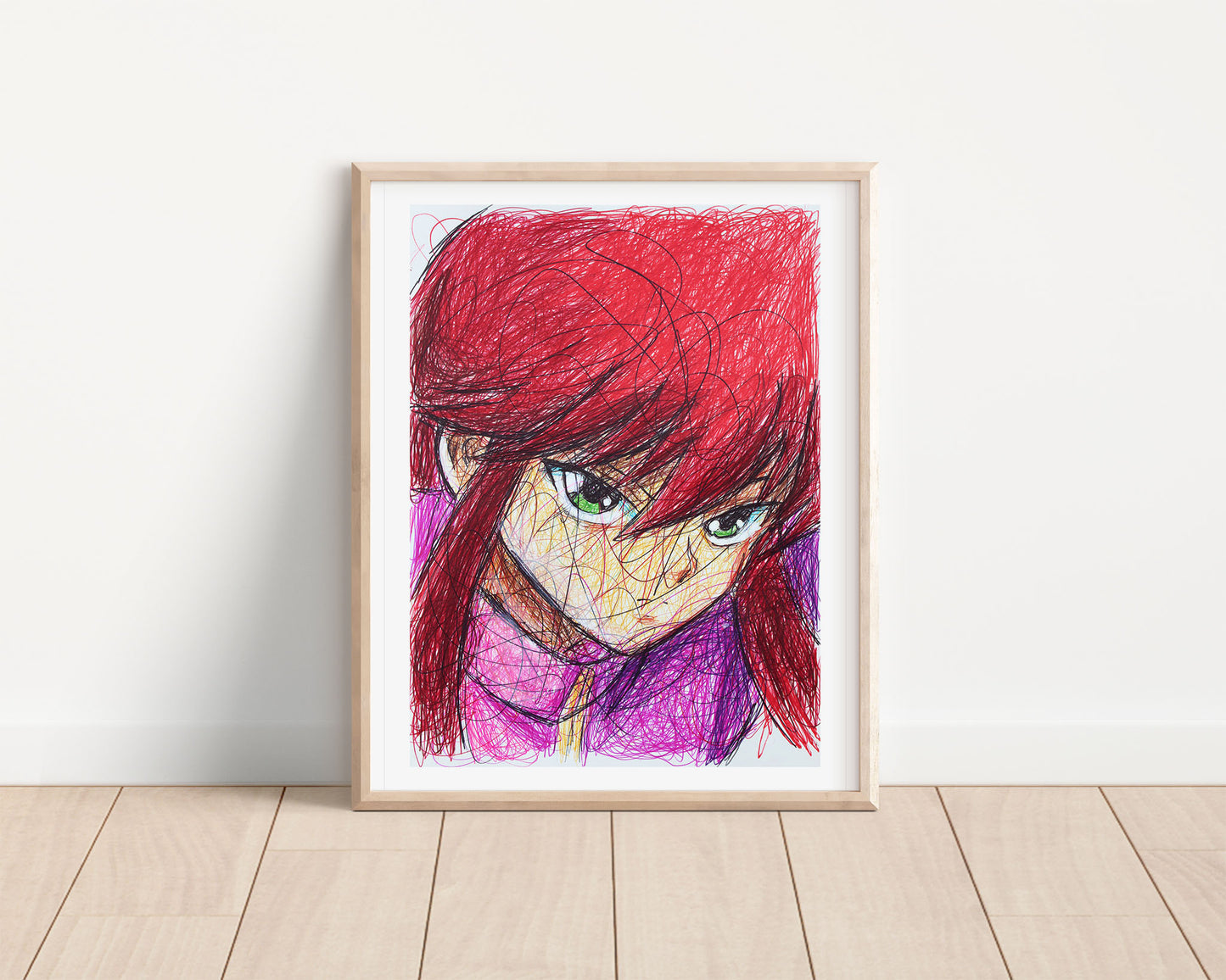 Youko Kurama Ballpoint Pen Print