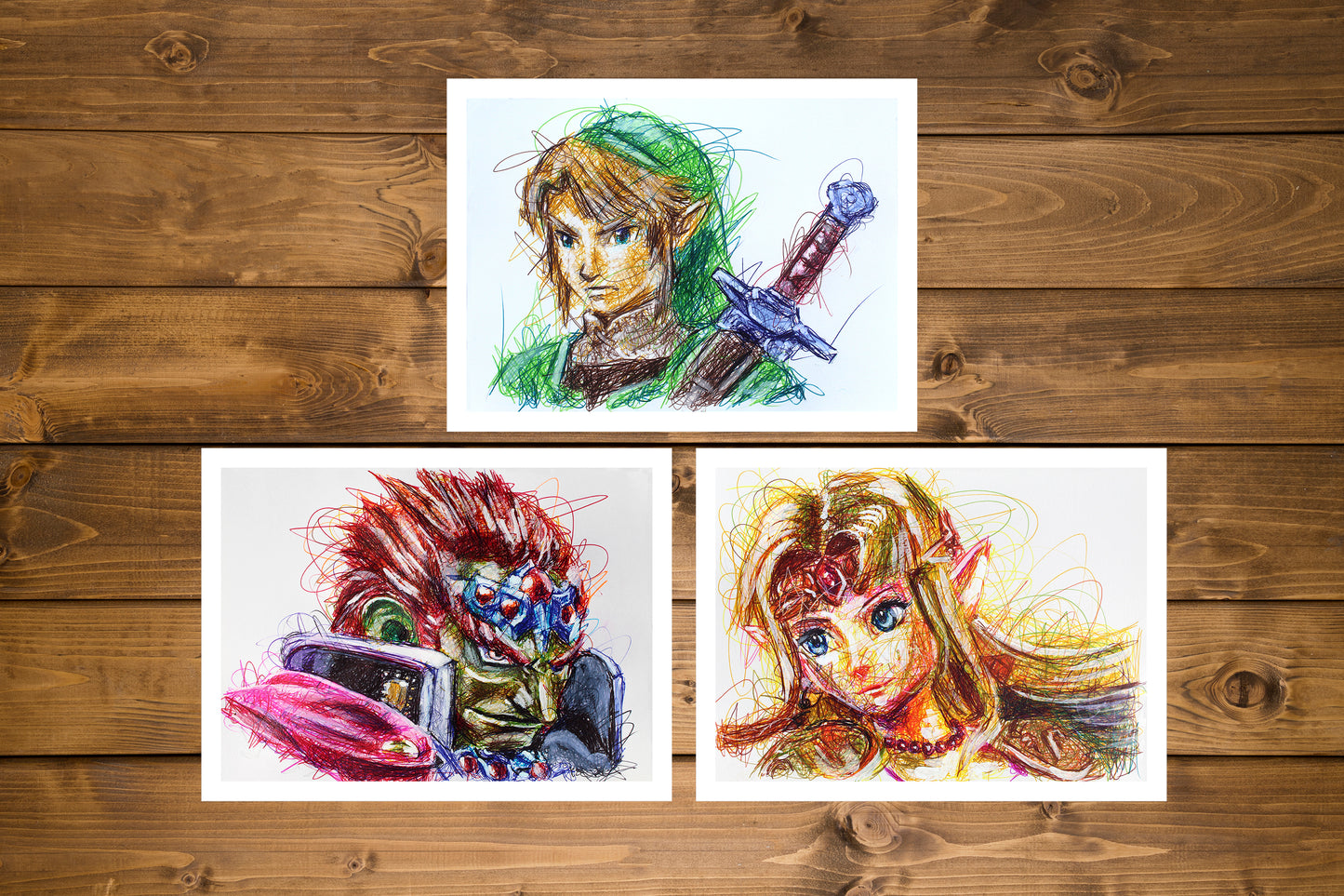 legend of Zelda Ballpoint Pen Print Set