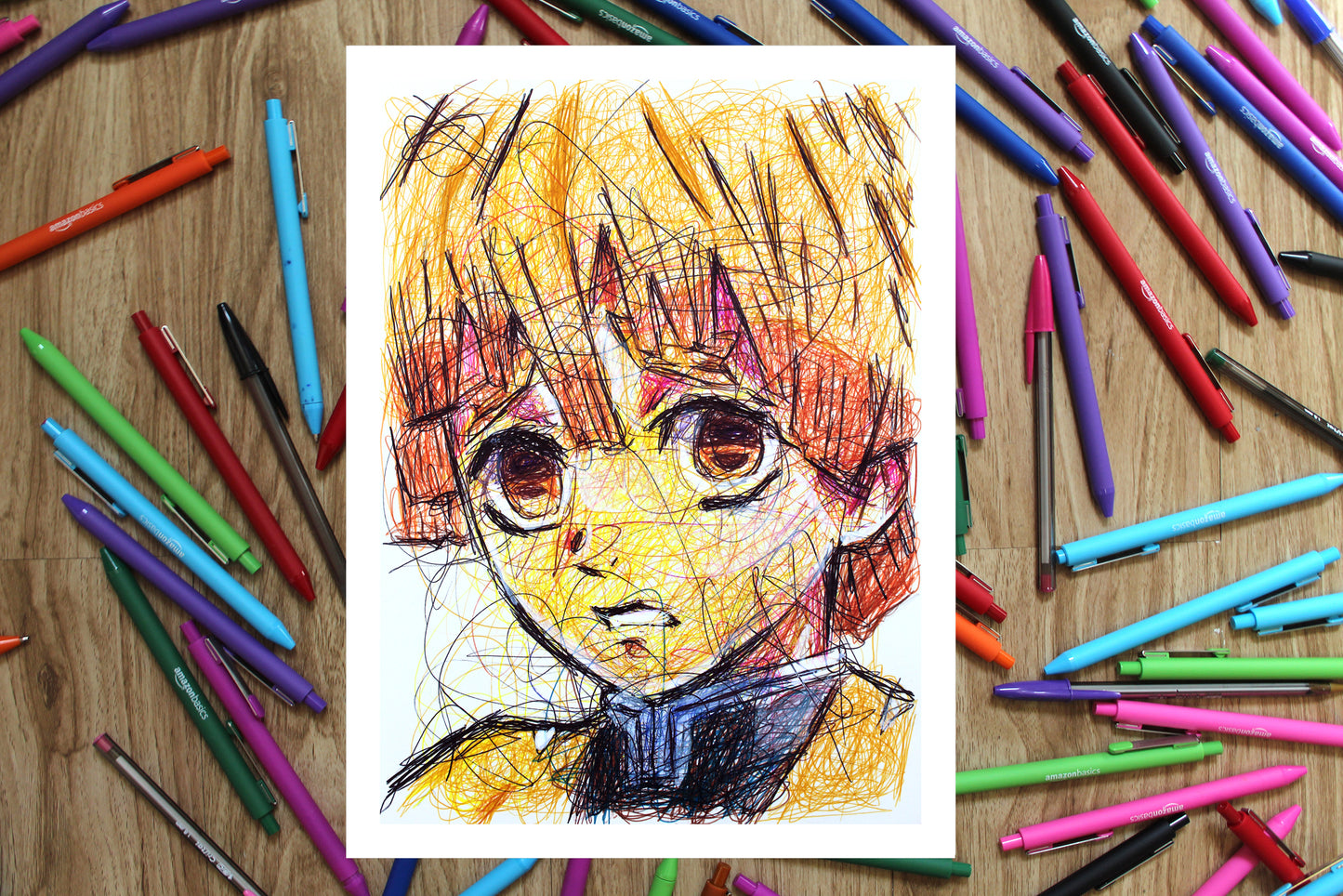 Demon Slayer Ballpoint Pen Print Set