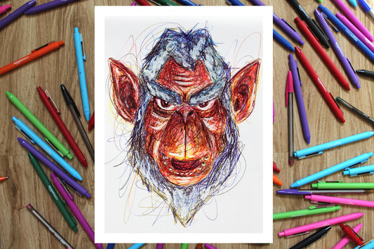 Andross Ballpoint Pen Print