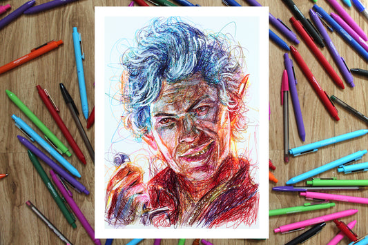 Astarion Ballpoint Pen Print