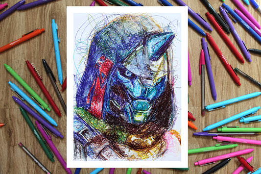 Cayde-6 Ballpoint Pen Print