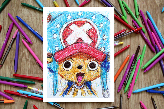 Chopper Ballpoint Pen Art Print