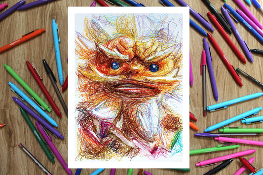 Daruk Ballpoint Pen Print