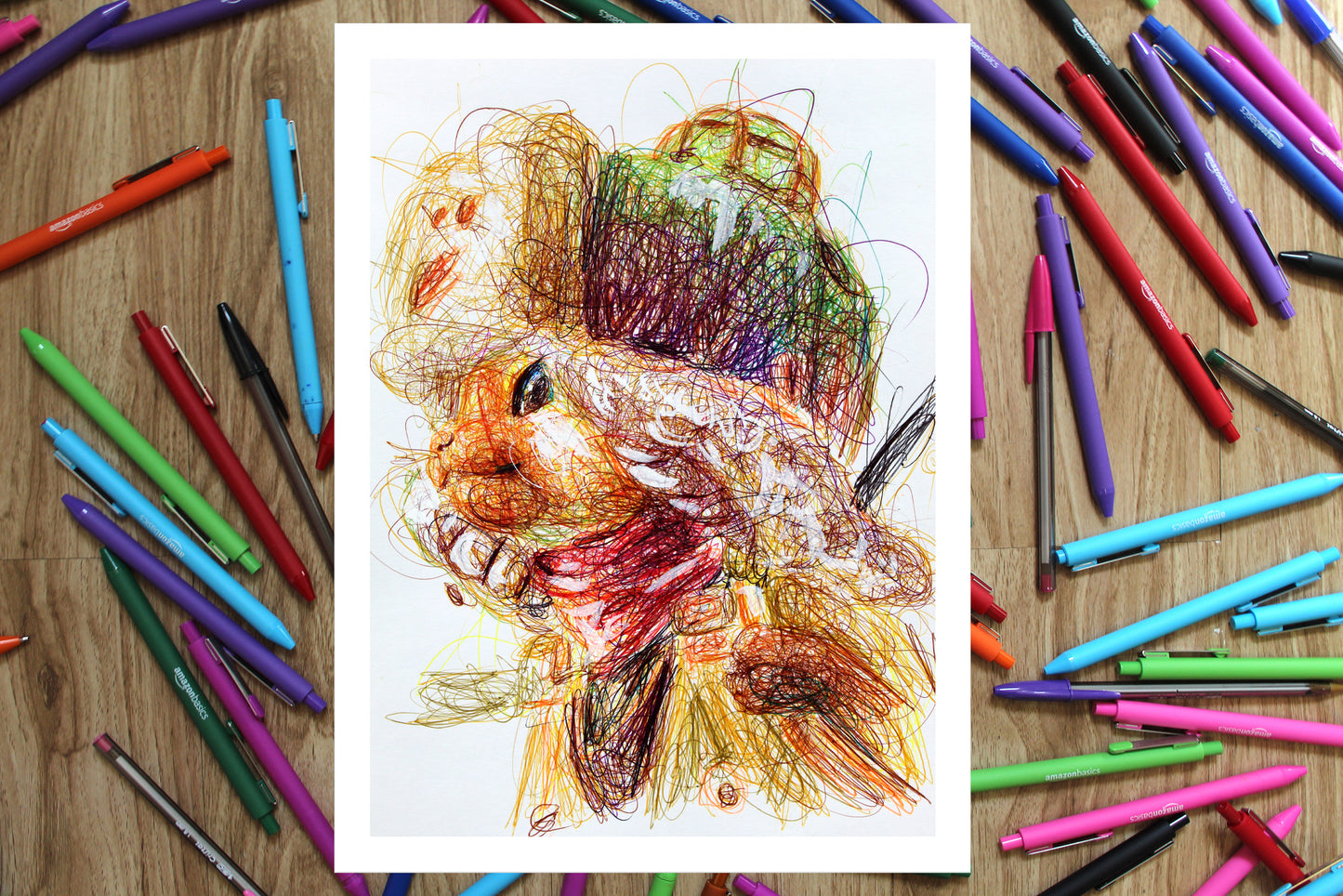 Felynes Ballpoint Pen Print