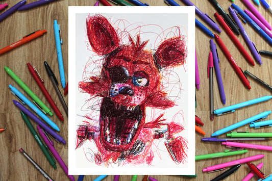 Foxy Ballpoint Pen Print