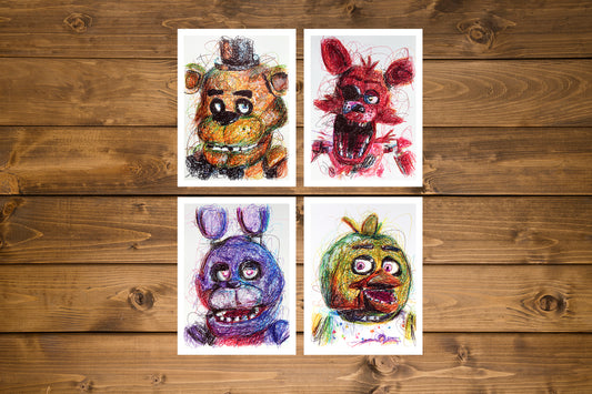 Five Nights at Freddy's Ballpoint Pen Print Set