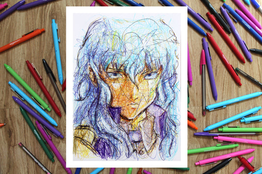 Griffith Ballpoint Pen Print