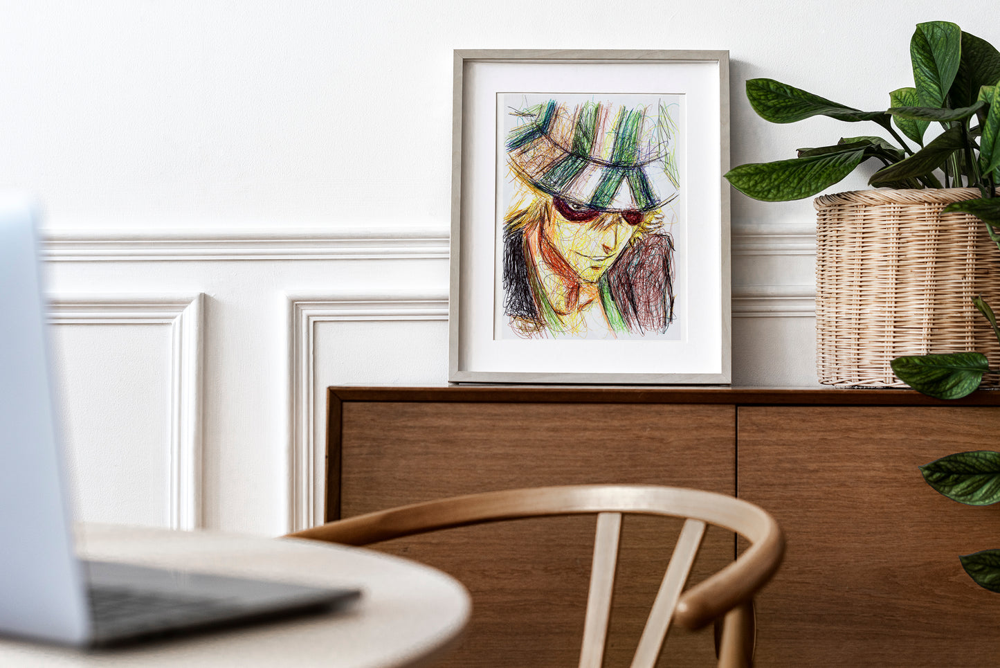 Kisuke Urahara Ballpoint Pen Print