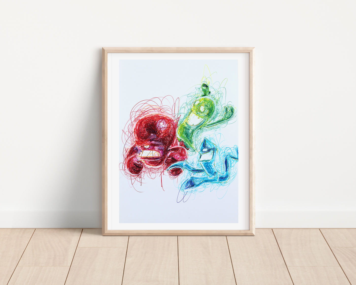 Luigi's Mansion 3 Ghosts Ballpoint Pen Art Print