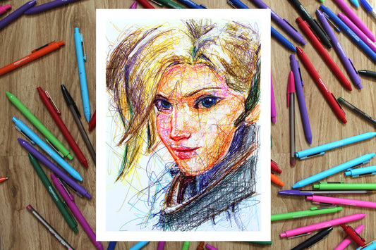 Mercy Ballpoint Pen Print