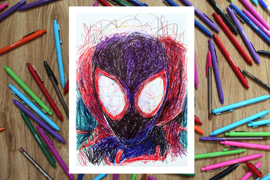Miles Moralas Ballpoint Pen Print