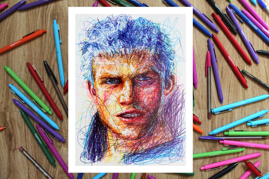 Nero Ballpoint Pen Print