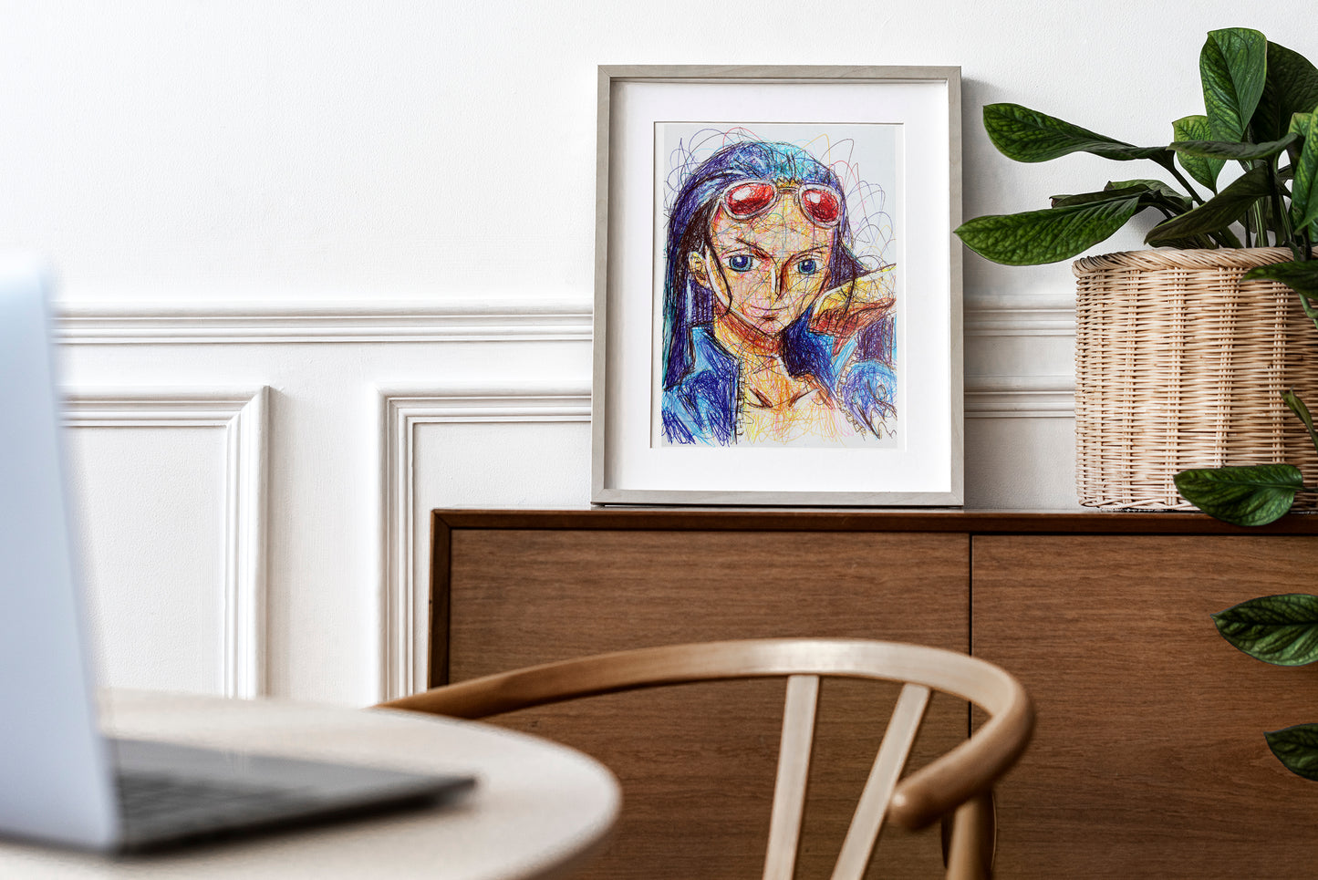 Nico Robin Ballpoint Pen Print