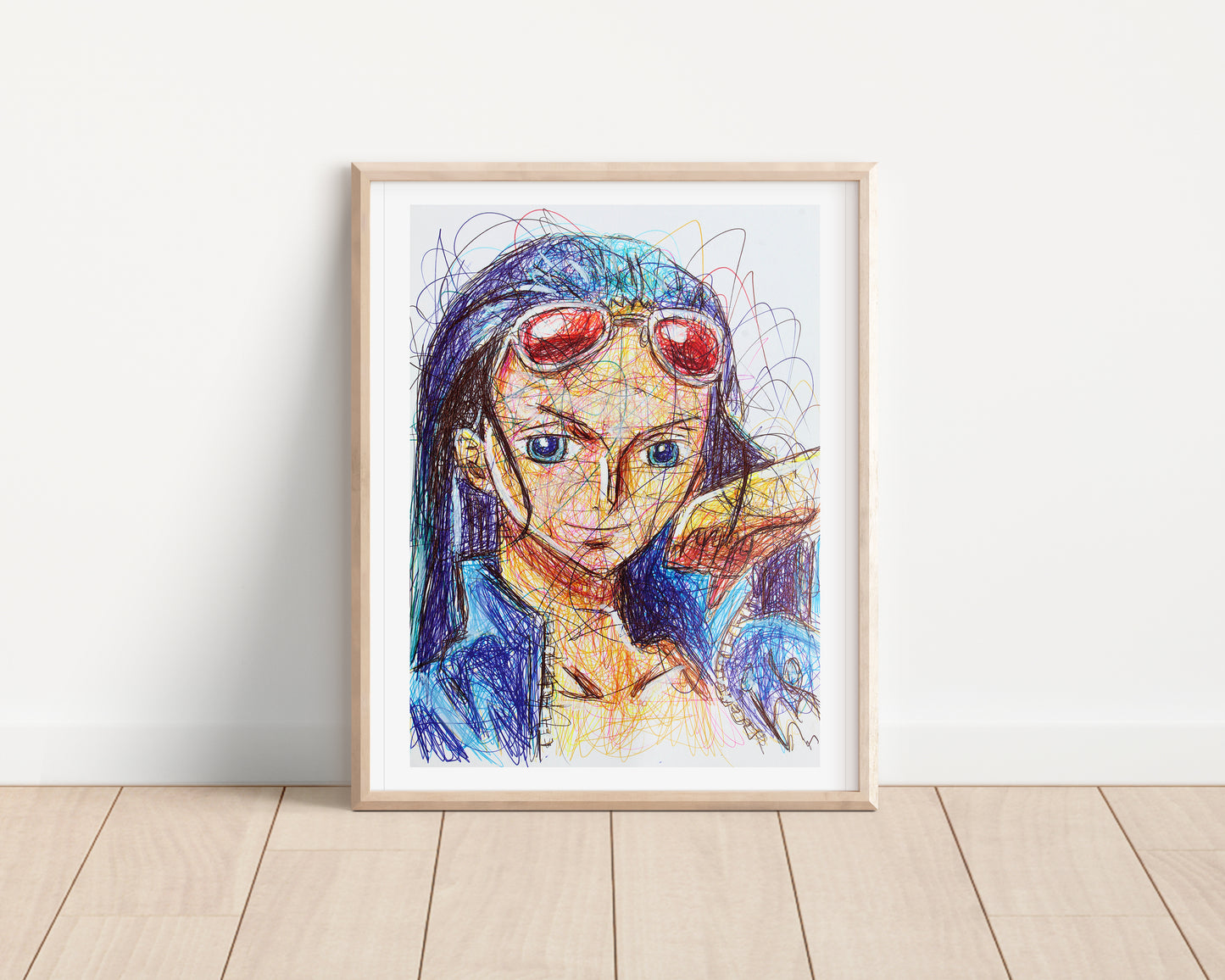 Nico Robin Ballpoint Pen Print