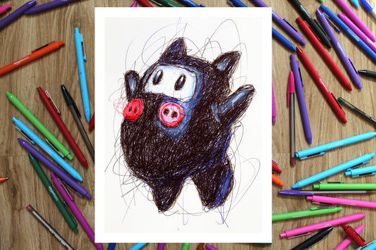 Niji Ballpoint Pen Print