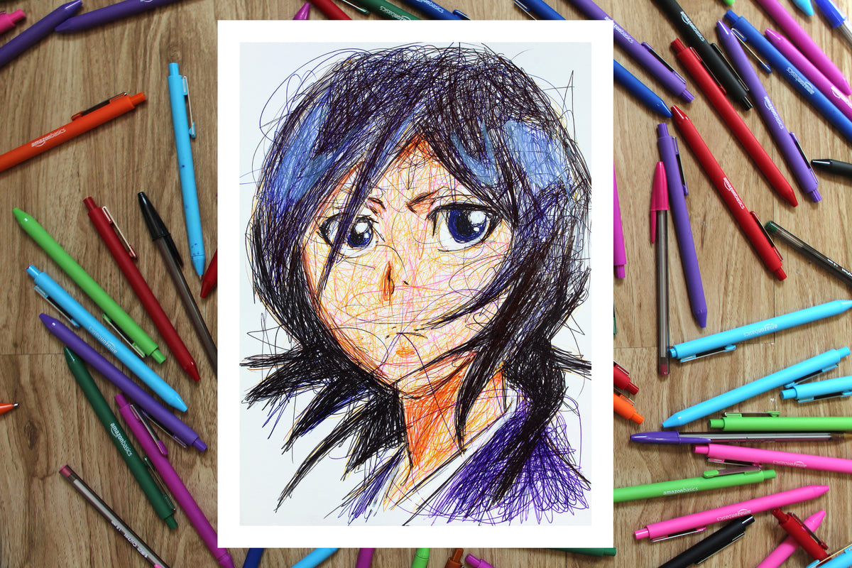 Rukia Ballpoint Pen Print