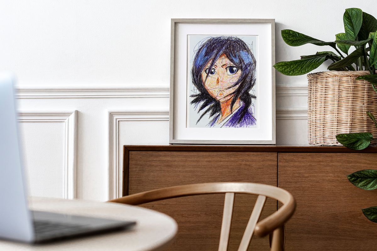 Rukia Ballpoint Pen Print