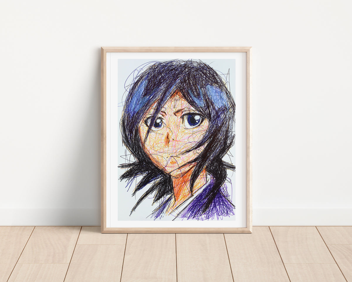 Rukia Ballpoint Pen Print