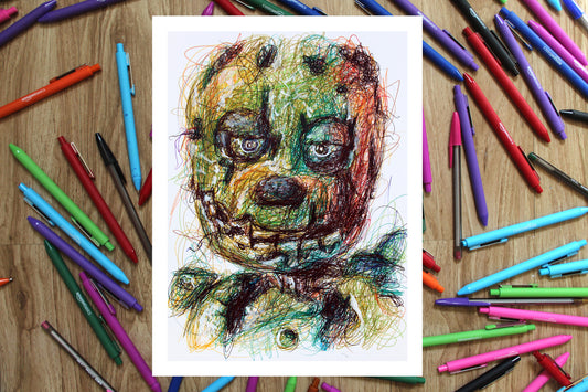 Springtrap Ballpoint Pen Print