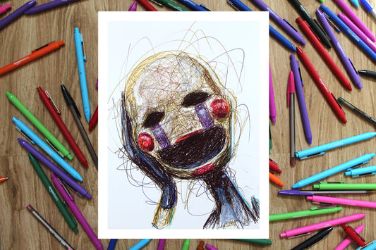 The Puppet Ballpoint Pen Art Print