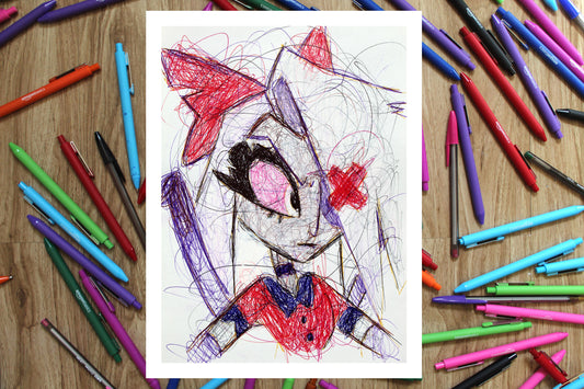 Vaggie Ballpoint Pen Print