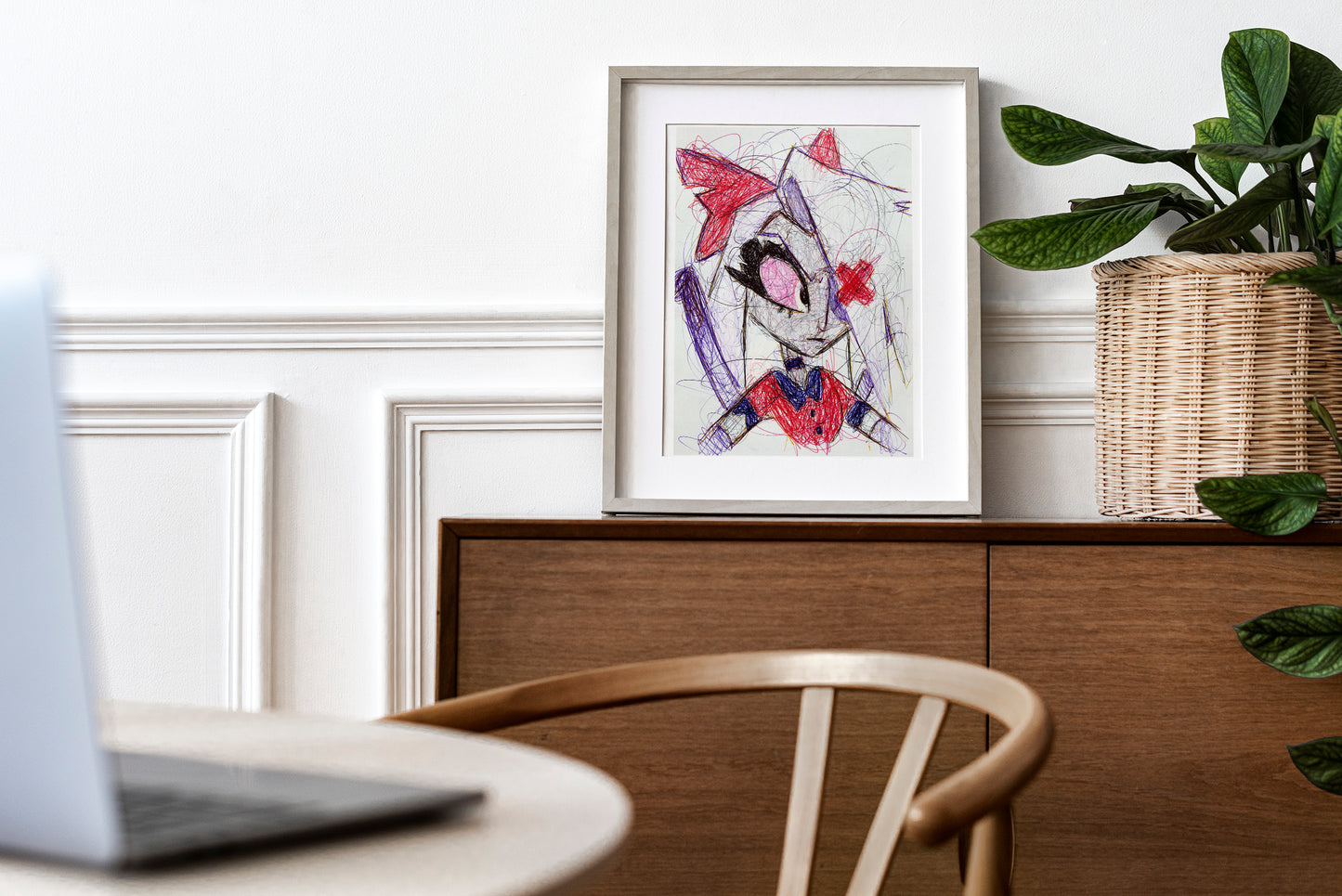 Vaggie Ballpoint Pen Print