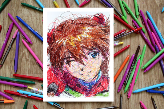 Asuka Ballpoint Pen Print