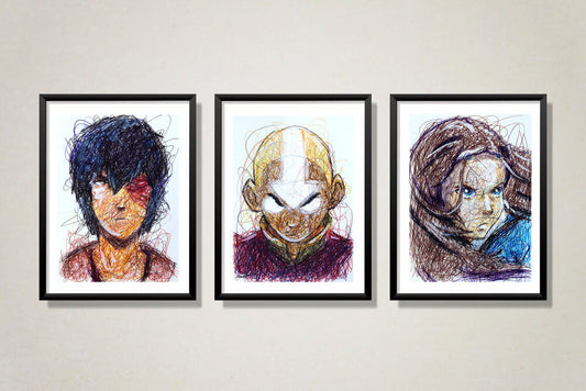 Avatar Ballpoint Pen Art Print Set-Cody James by Cody