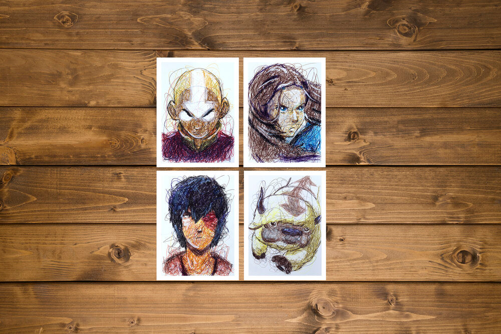 Avatar Ballpoint Pen Art Print Set-Cody James by Cody
