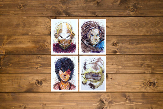 Avatar Ballpoint Pen Art Print Set-Cody James by Cody