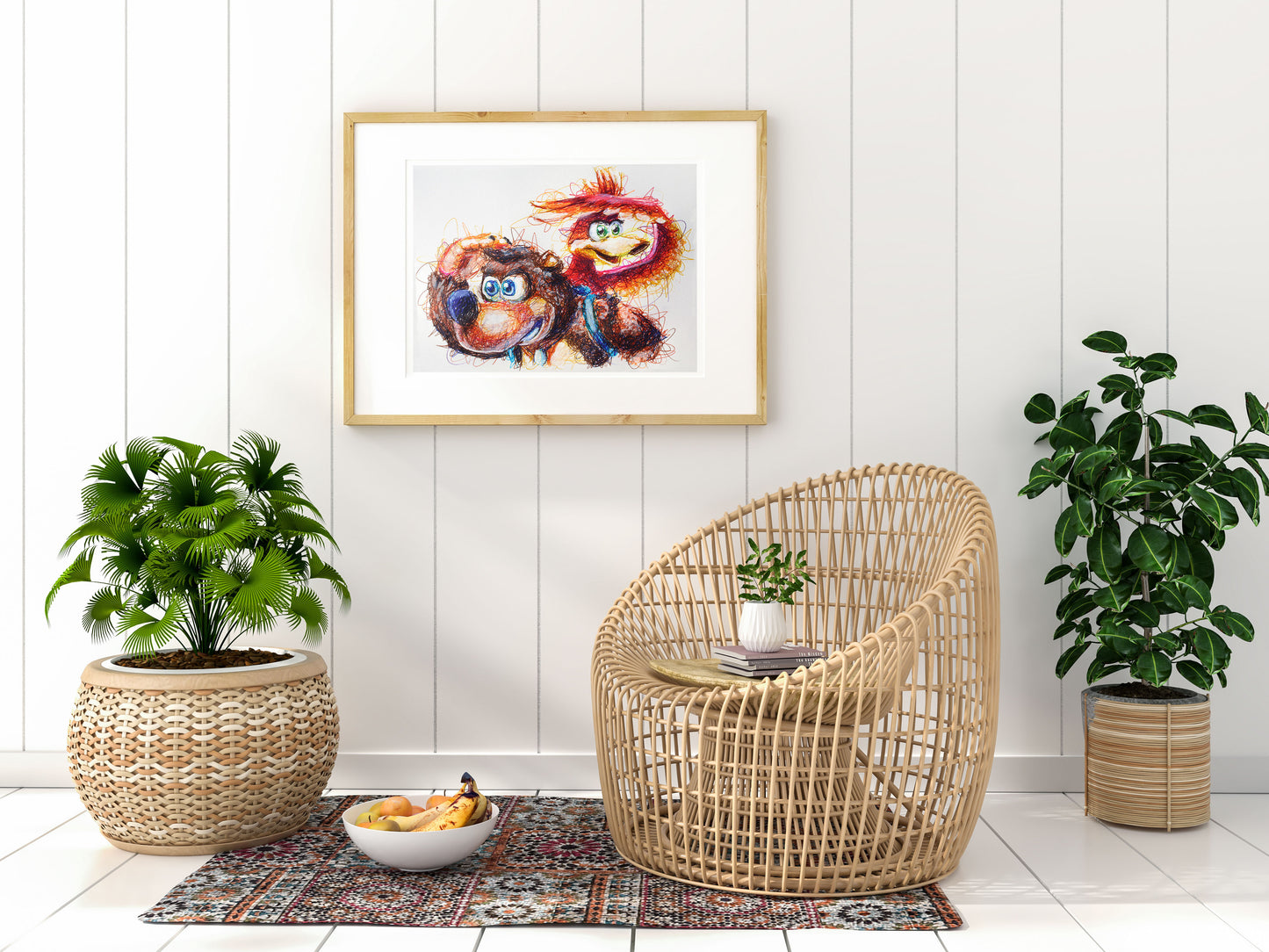 Banjo Kazooie Ballpoint Pen Print