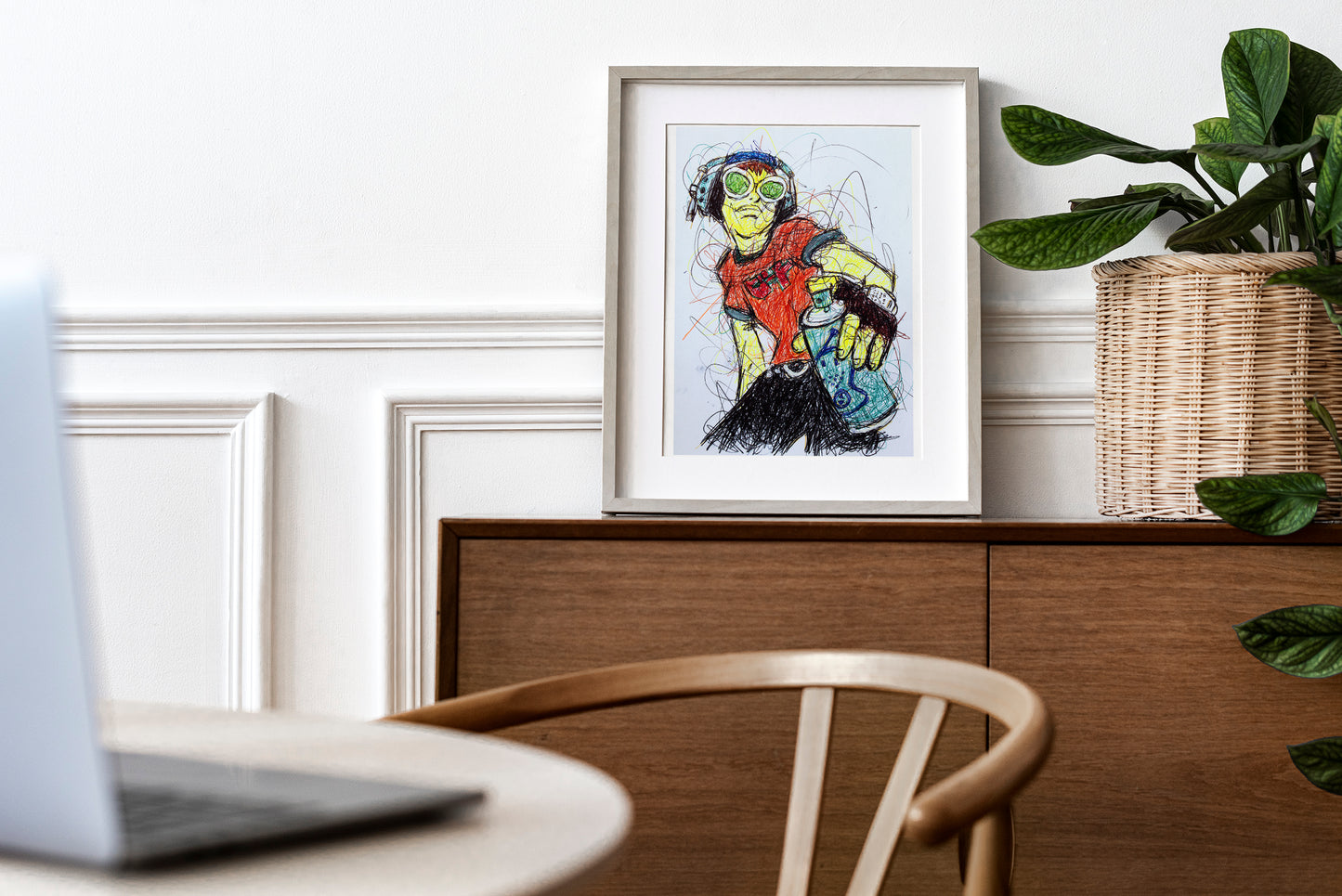 Beat, Jet Set Radio Ballpoint Pen Print