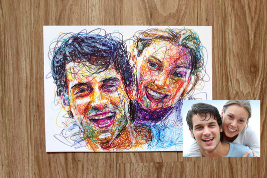 Custom Ballpoint Pen Couple Drawing-Cody James by Cody