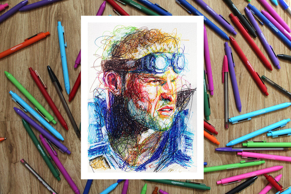 Gears of War Ballpoint Pen Art Print Set-Cody James by Cody
