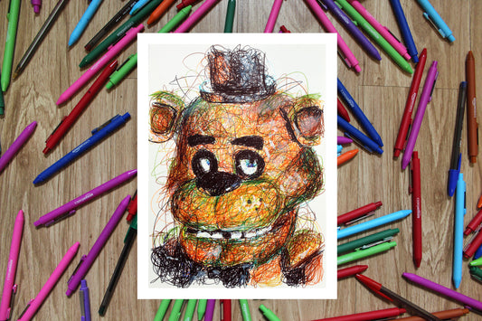 Freddy Fazbear Ballpoint Pen Print