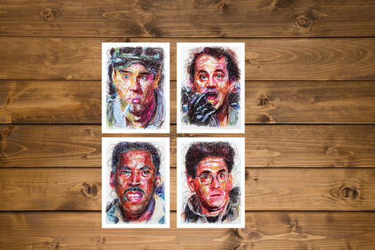 Ghostbusters Ballpoint Pen Art Print Set-Cody James by Cody