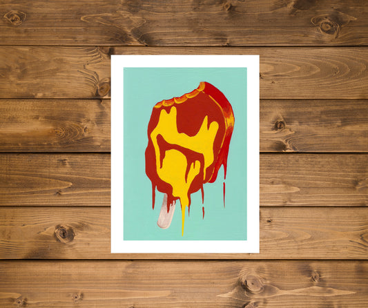 Ironman Popsicle Print