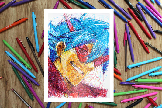 Kamina Ballpoint Pen Print