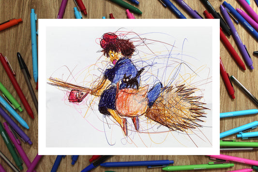 Kiki Ballpoint Pen Print