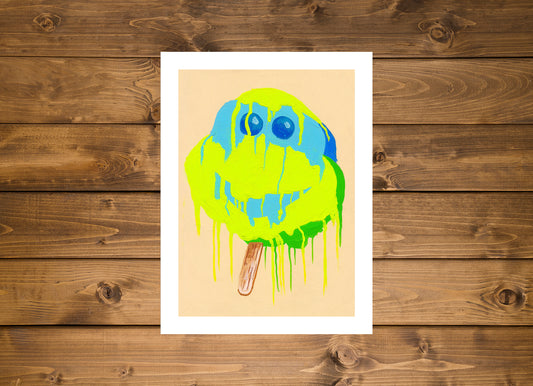 Leonardo Popsicle Print