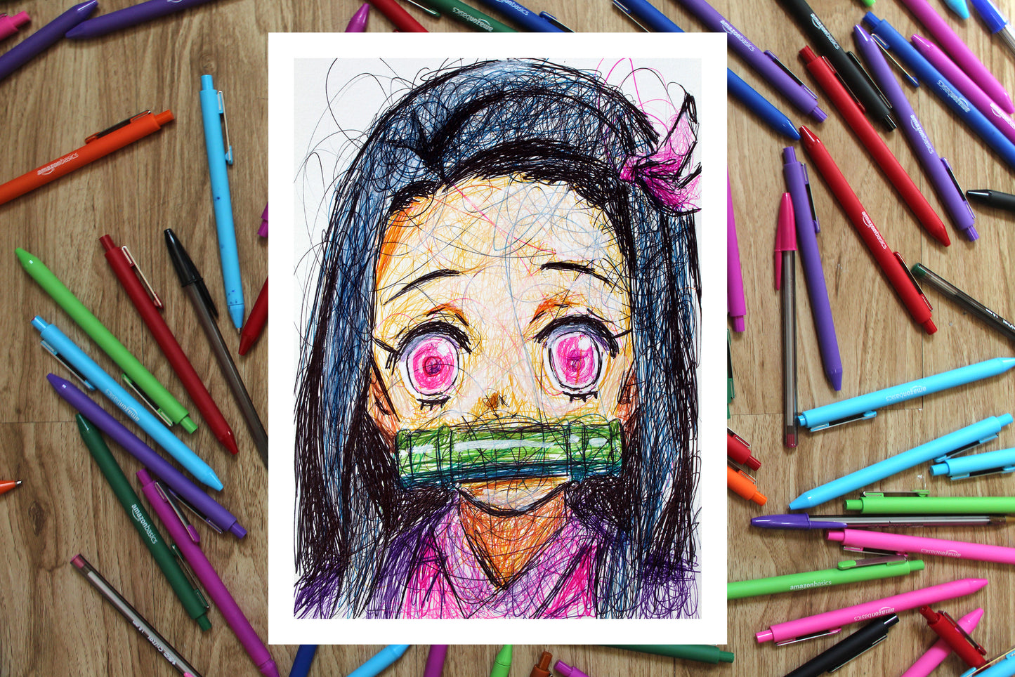 Demon Slayer Ballpoint Pen Print Set