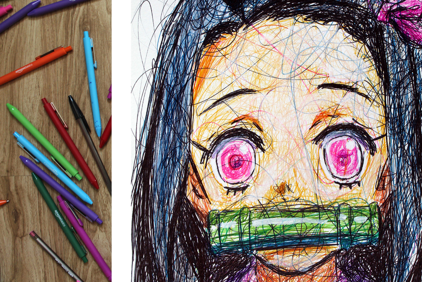 Nezuko Kamado Ballpoint Pen Fanart