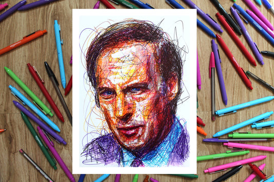 Saul Goodman Ballpoint Pen Print