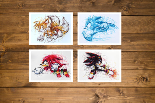 Sonic the Hedgehog Ballpoint Pen Set